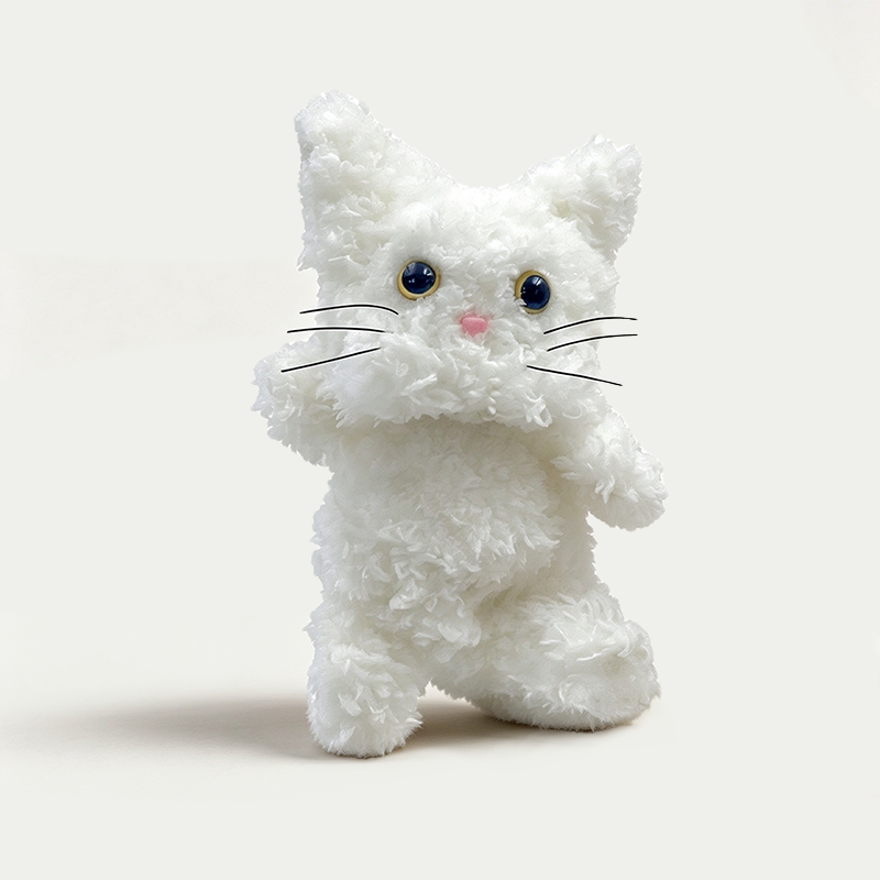 White Kitten twisty doll